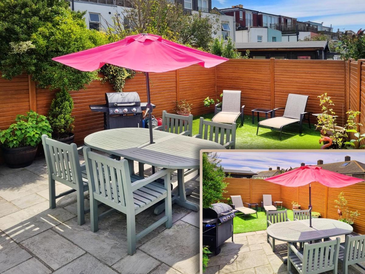 Sunny Queens Park Home - Garden & Private Parking Brighton Kültér fotó