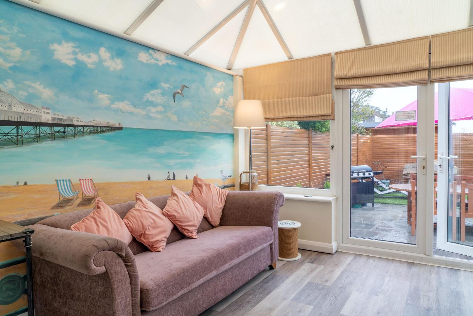 Sunny Queens Park Home - Garden & Private Parking Brighton Kültér fotó